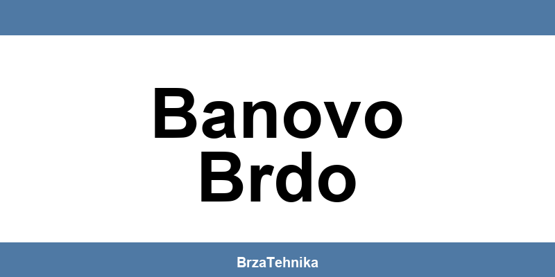 Kontakt telefon prodavnice Gigatron Banovo Brdo