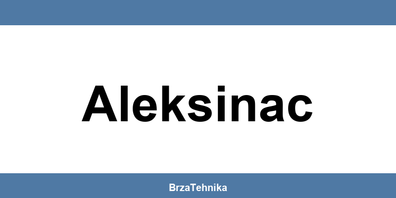 Kontakt telefon prodavnice Gigatron Aleksinac