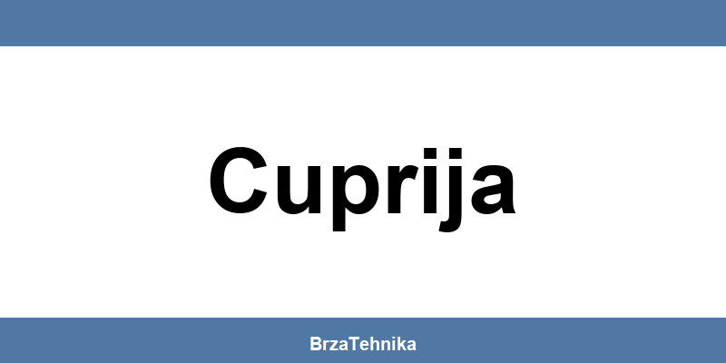 Kontakt telefon prodavnice Gigatron Cuprija