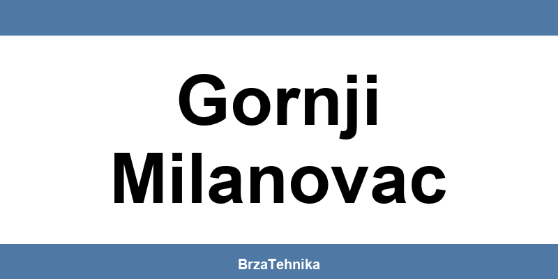 Kontakt telefon prodavnice Gigatron Gornji Milanovac