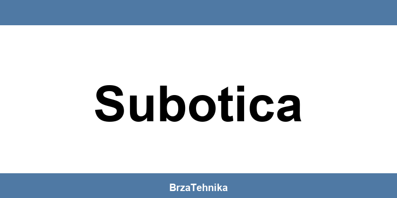 Kontakt telefon prodavnice Gigatron Subotica
