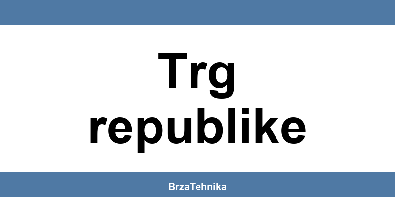 Kontakt telefon prodavnice Gigatron Trg republike