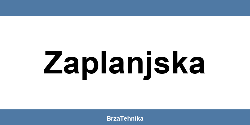 Kontakt telefon prodavnice Gigatron Zaplanjska